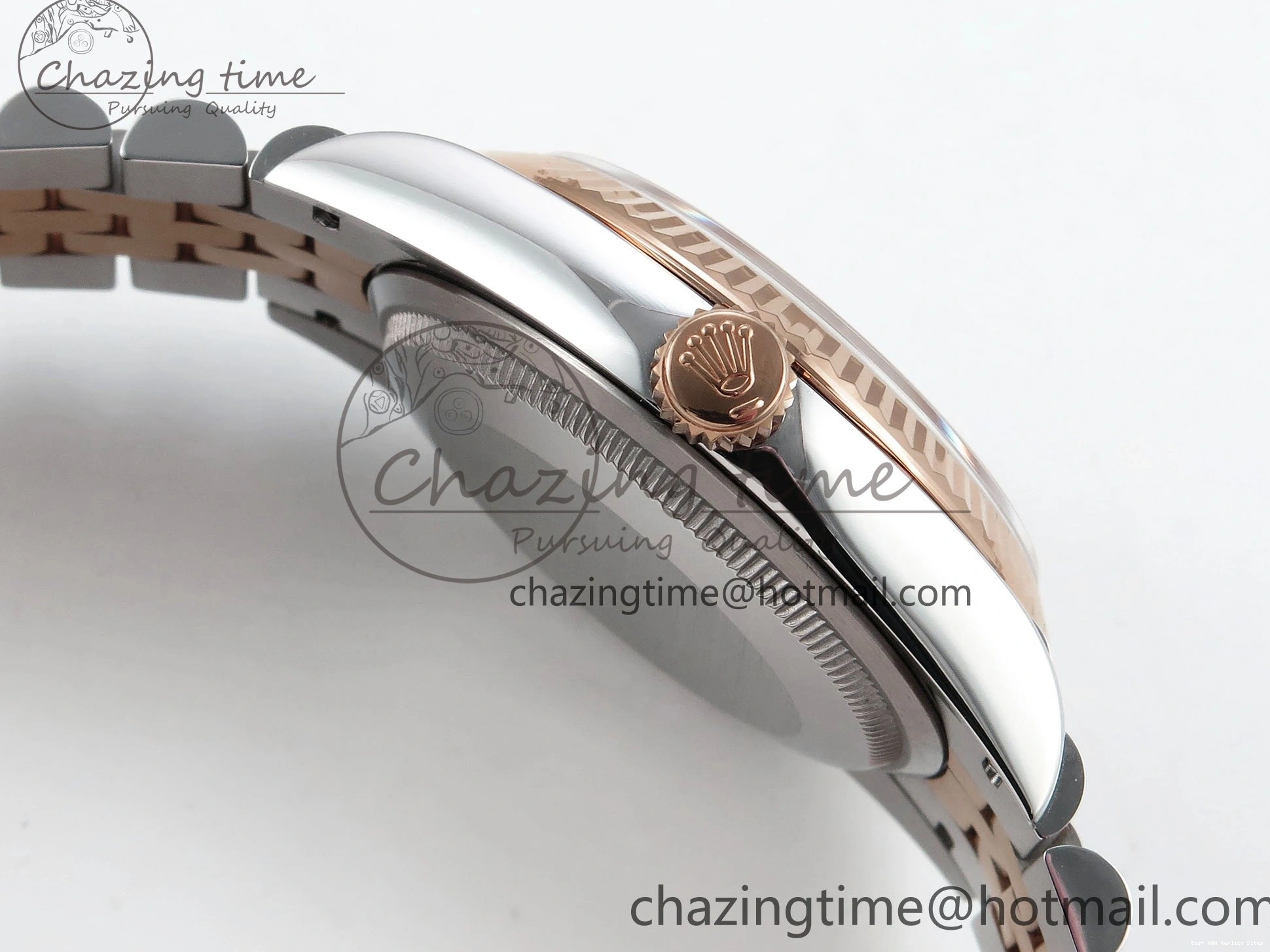 Good Copy Rolex Watches VR Brown Bracelet Best APF Edition 126231 RG 36 on FreshLook Sitck 1:1 SS DateJust Dial Jubilee 1590 904L Steel 0112